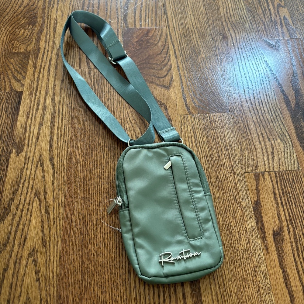 NEW Rextion Army Green Nylon Mini Crossbody Bag Festival Party Bag